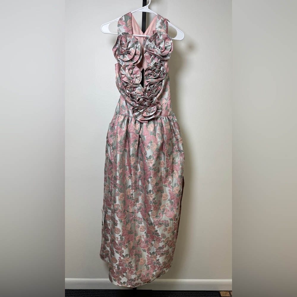 ASOS Pink Floral Maxi Dress